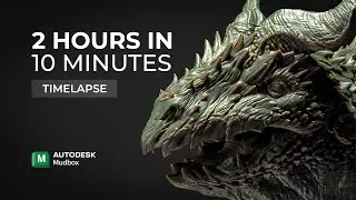 Dragon Sculpting Timelapse | 2-Hour Creation from Imagination 