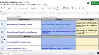 Creating a Checklist in Google Sheets and Forcing a Copy