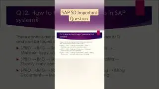 SAP SD #sap #sapcareer #shorts #youtubeshorts #sapsd #sapsdcontent #sapsdtraining #sapsdsyllabus