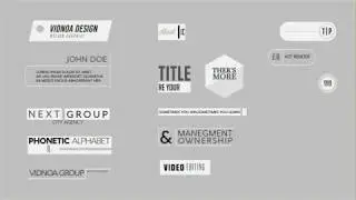 Free After Effects Template 112 LOWER THIRDS PACK