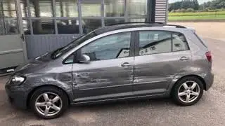 VW Гольф плюс после дтп, восстановление