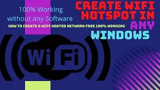 How to make a wifi hotspot with laptop windows 10 from command prompt