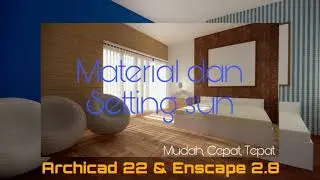 Tutorial Enscape + Archicad realistic render interior 
