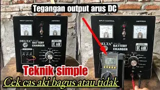 TIPS‼️ pengecekan normal & tidaknya cas aki delta