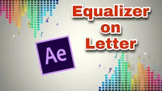Adobe After effects: Equalizer on letters