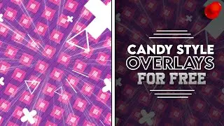 Free Candy Style Backgrounds/Overlays for editors !