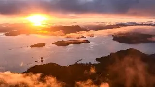 why i live in Sitka Alaska - Harbor Mountain Sunset