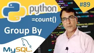 Group by Option in Python MySQL | Python with MySQL | Python tutorial for beginners - 89