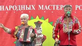 На сцене С Недосекина и А Букреев  Каргополь 7 07 19 г