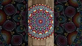 Dot mandala- glowing lights by shwetaart03 #trending #mandalas #mandalaart #art #mandaladrawing