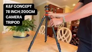 K&F Concept 78 inch200cm Camera Tripod Review 