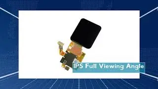 1.6 inch 320*360 IPS Square Watch OLED Display MIPI SPI Small Watch AMOLED Screen for Smart Watch