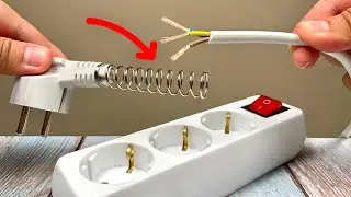🤩🤩Few people know how easy it is to fix a broken electrical plug with your own hands