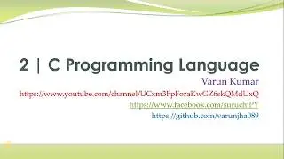 2 | C programming | Basics  | Decision Control Statement