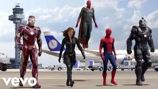 Charlie Puth Attention Robayze Remix Iron Man vs Cap Airport Battle 4K