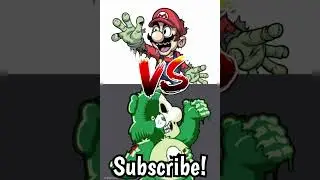 Zombie Mario VS Zombie Care Bear!