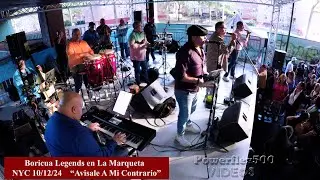 Boricua Legends en La Marqueta, NYC 10/12/24 - canta Luisito Rentas - 