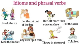 20 Idioms and phrasal verbs with meaning and sentence||Learning and practice English