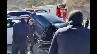 Туристический автобус попал в ДТП в Дагестане