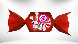 DIY Origami Candy Box - How To Make Candy Box With Paper - Easy Origami Candy Box Instructions