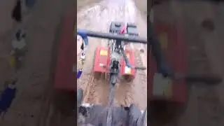 Мотоблок Угра по грязи