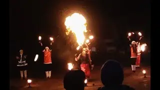 Fire show ballet Respiro