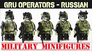 MILITARY MINIFIGURES - GRU Operators - Russian (Unofficial Lego Aliexpress)