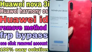 huawei nova 3i huawei id remove method || how to remove huawei id | huawei harmony os huawei id lock
