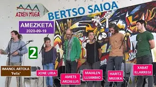'Azken Muga' bertso saioa (2) (Amezketa, 2020-09-19) (46'55'')