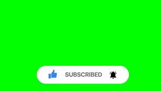 Subscribe button green screen