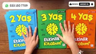 2 Yaş Etkinlik Kitabım - 3 Yaş Etkinlik Kitabım- 4 Yaş Etkinlik Kitabım