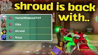 SHROUD IS BACK WITH .. !! KILLJOY PRO GAMEPLAY! [VALORANT RANKED]
