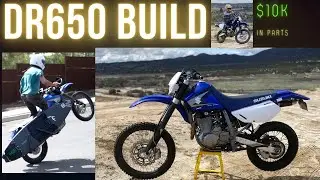 Upgraded Dr650  -Modded dirt bike build