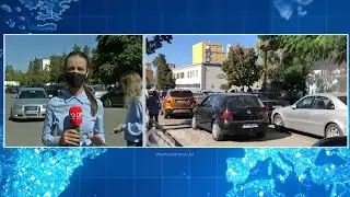 Kaos me parkimin në QSUT, makinat bllokojnë lëvizjen e ambulancave