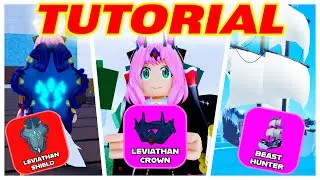Tutorial Craft Leviathan Shield, Crown, Beast Hunter - Roblox Blox Fruits Indonesia