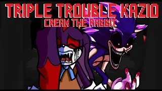 Triple Trouble Kazio Mix - Cream the Rabbit, but i fixed it (fnf)