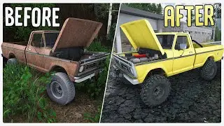 Turning an Abandoned Truck into a V8 Beast in Junkyard Truck