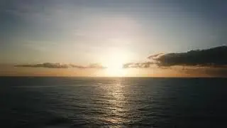 Sunrise over ocean