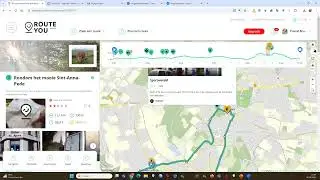 Plaatsen toevoegen langs je route bij het bekijken van je route (niet via de routeplanner)
