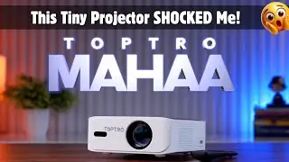 Brightest Projector Under ₹9,000? 😱🔥 Toptro Mahaa Full Review | Best Budget Smart Projector 2025
