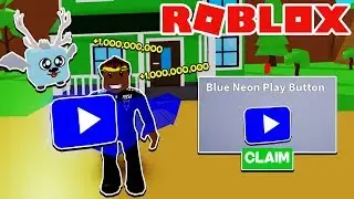 THIS PLAY BUTTON GIVES ME 1 BILLION SUBSCRIBERS EACH SECOND! (Roblox Youtuber Simulator)