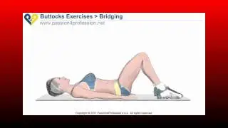 BEST Tone Buttocks exercise - Reduce buttocks and  thighs with Bridging exercise