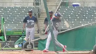 Bryson Stott BP -- 6/2/2021 with Double-A Reading
