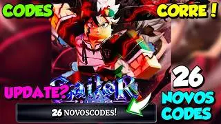 SAIU! 10 NOVOS CÓDIGOS + TODOS OS CODIGOS *SECRETOS* NO SAILOR PIECE CODES 2026 UPDATE- ROBLOX
