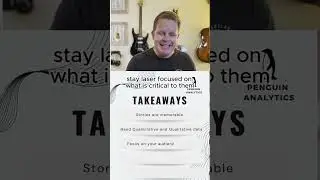 Data storytelling takeaways from a video you haven't watched yet!
