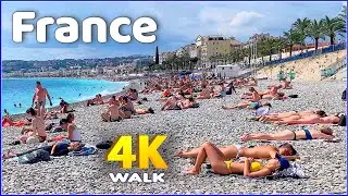 【4K】𝐖𝐀𝐋𝐊 ➜ NICE 🇫🇷 FRANCE - VIDEO WALKING Travel channel !!