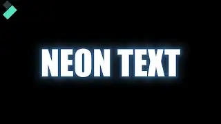 EASY Neon Glow Title Text in Filmora 13