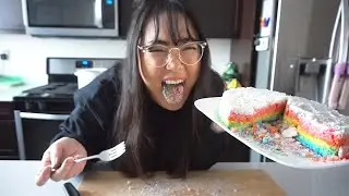 I Tried Making Rainbow Rice Cake *FAIL* | 무지개떡 만들기 실패