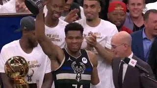 Giannis Antentokompo Wins The 2021 NBA Playoffs MVP