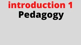 Pedagogy  computer science in hindi|||computer pedagogy||introduction part 2nd||pedagogy intro